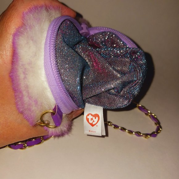 Ty Beanie Boos Kenya the Ostrich purse and BFF bracelet lot, Beanie Baby - Picture 4 of 7
